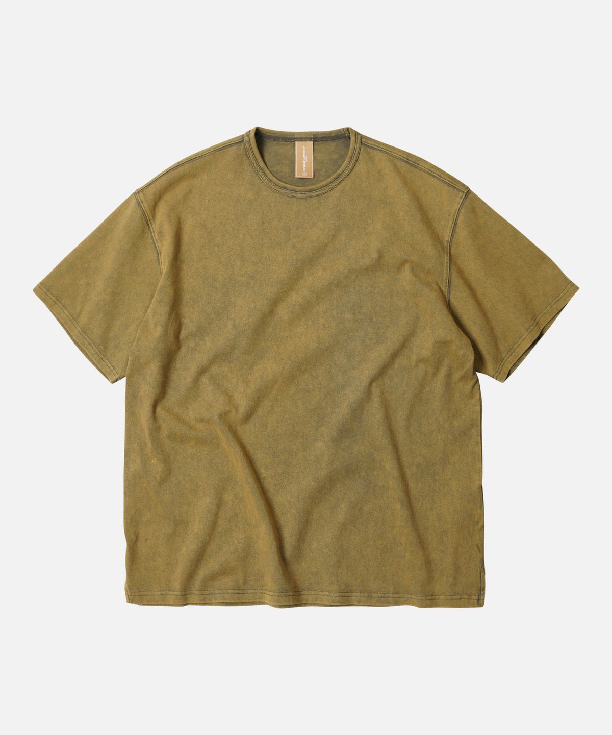 프리즘웍스(FRIZMWORKS) OG VINTAGE DYEING HALF TEE _ OLIVE