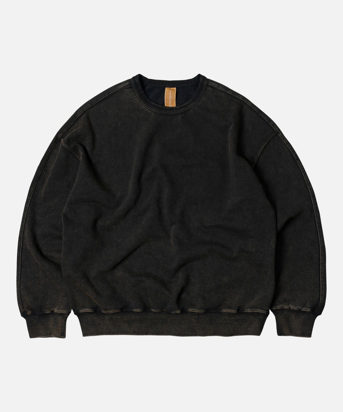 프리즘웍스(FRIZMWORKS) OG VINTAGE DYEING SWEATSHIRT _ BLACK BROWN