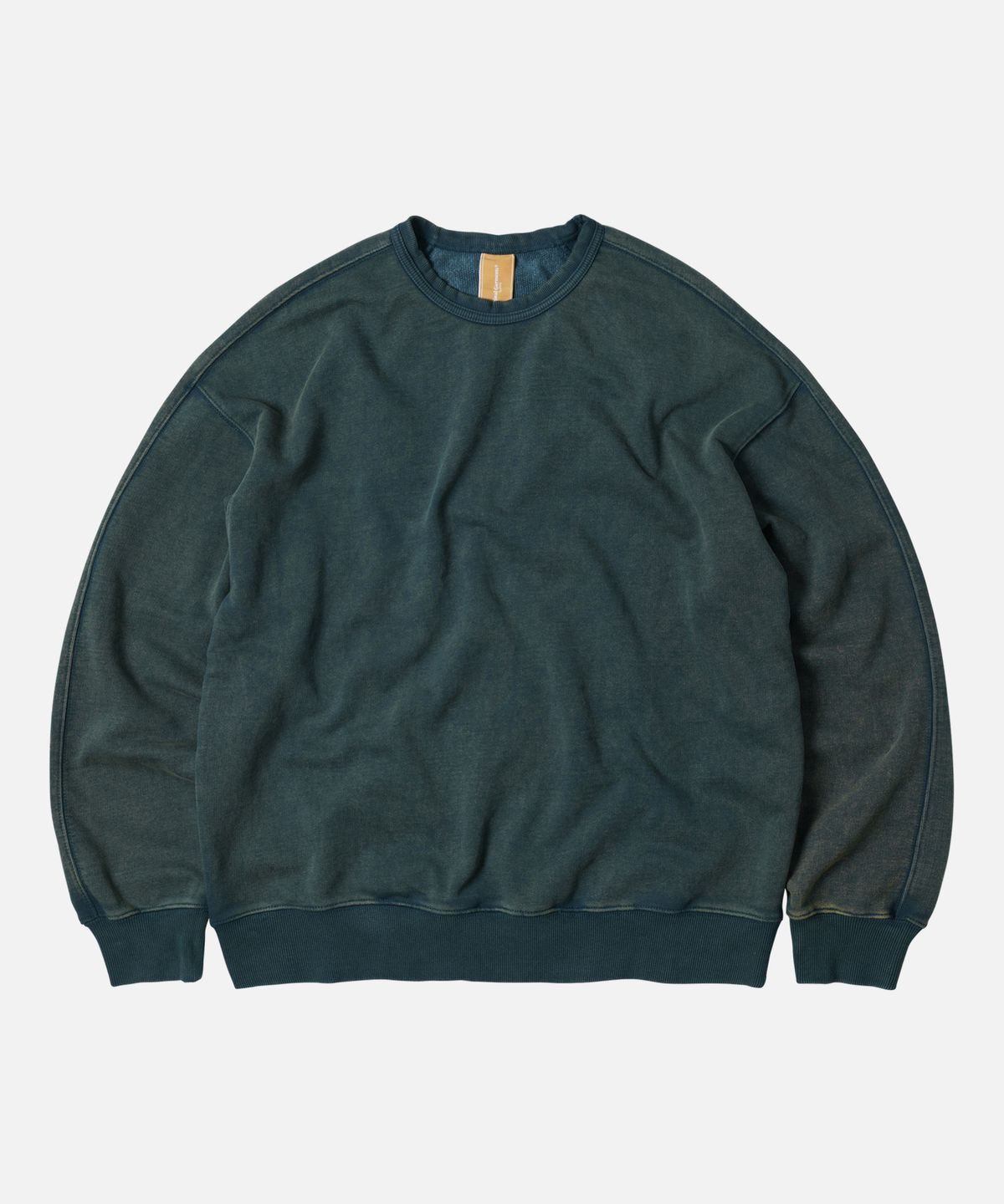 프리즘웍스(FRIZMWORKS) OG VINTAGE DYEING SWEATSHIRT _ DARK GREEN