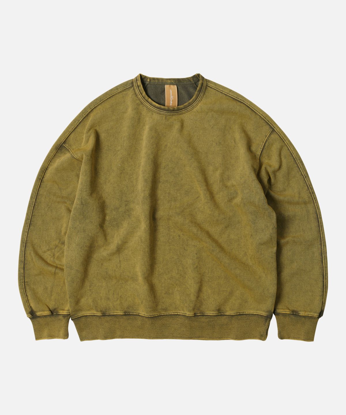 프리즘웍스(FRIZMWORKS) OG VINTAGE DYEING SWEATSHIRT _ OLIVE