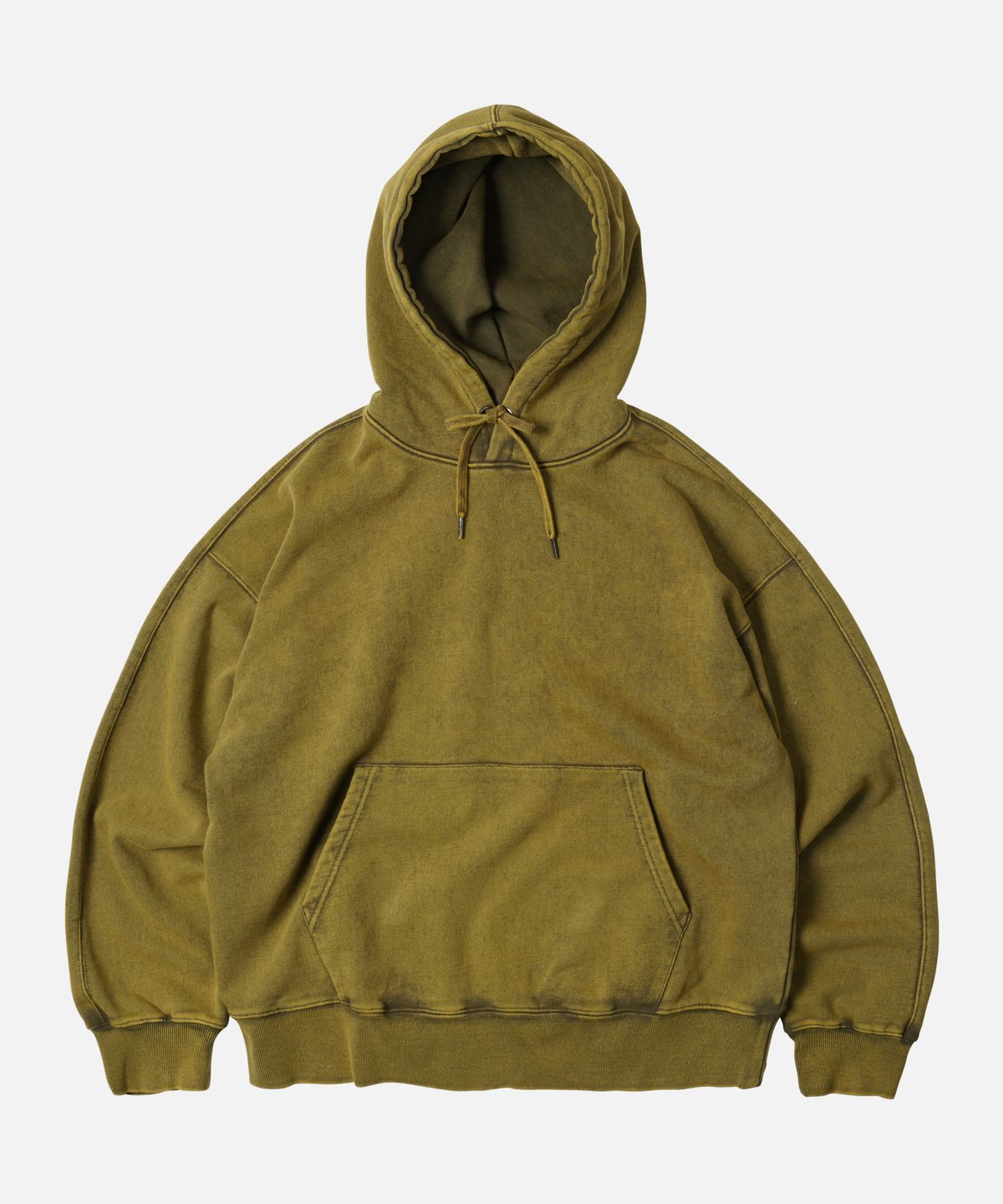 프리즘웍스(FRIZMWORKS) OG VINTAGE DYEING PULLOVER HOODY _ OLIVE
