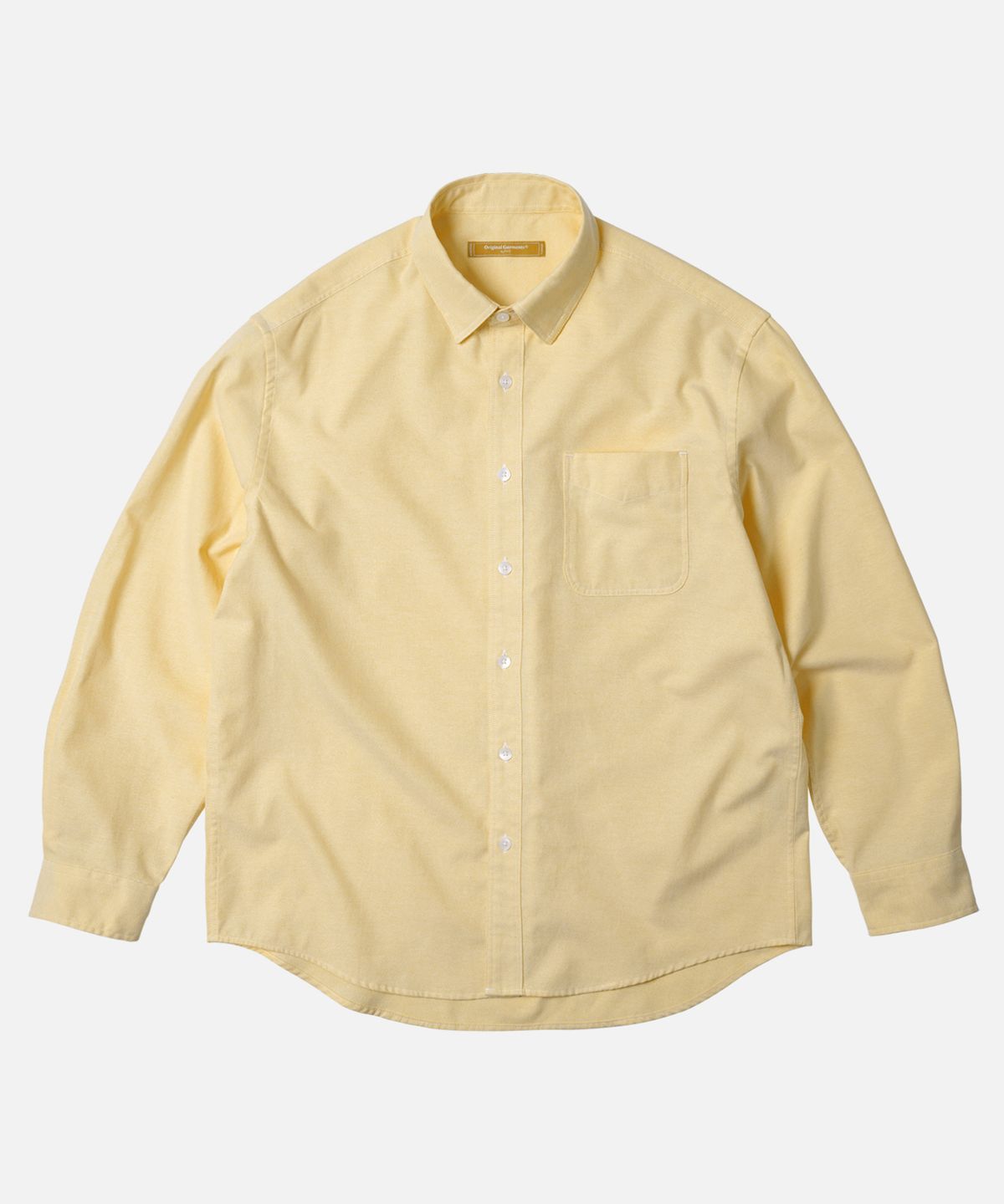 프리즘웍스(FRIZMWORKS) OG OXFORD OVERSIZED SHIRT _ YELLOW