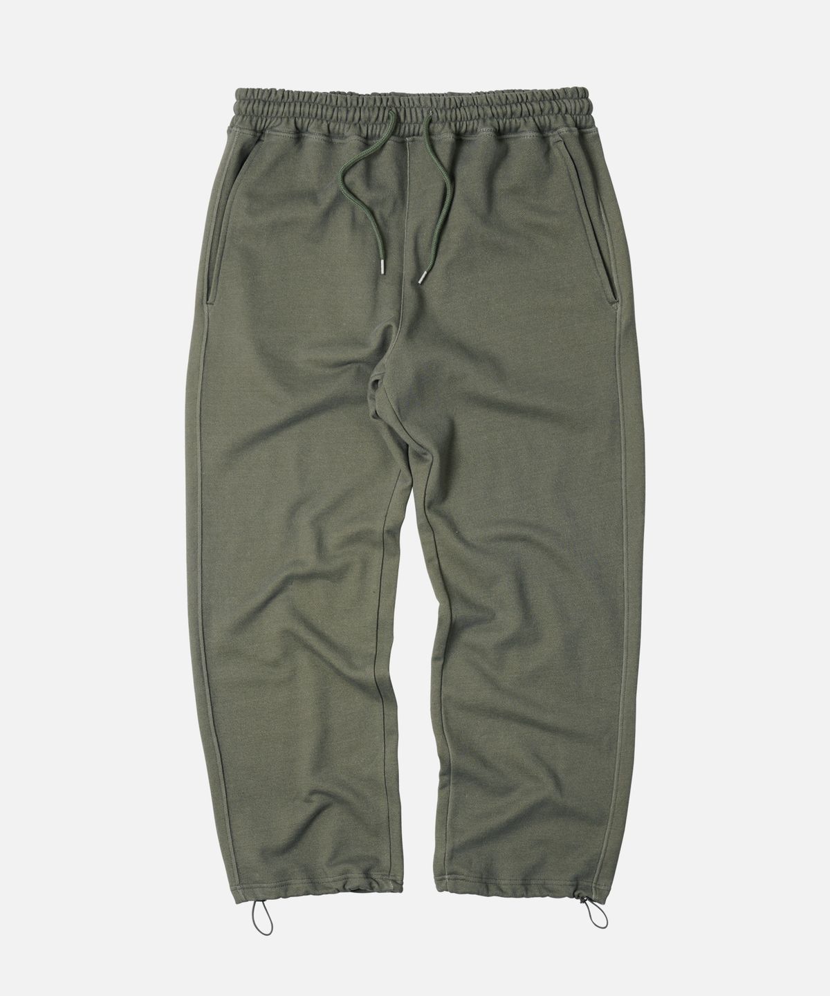 프리즘웍스(FRIZMWORKS) PIGMENT TERRY TRACK PANTS _ OLIVE