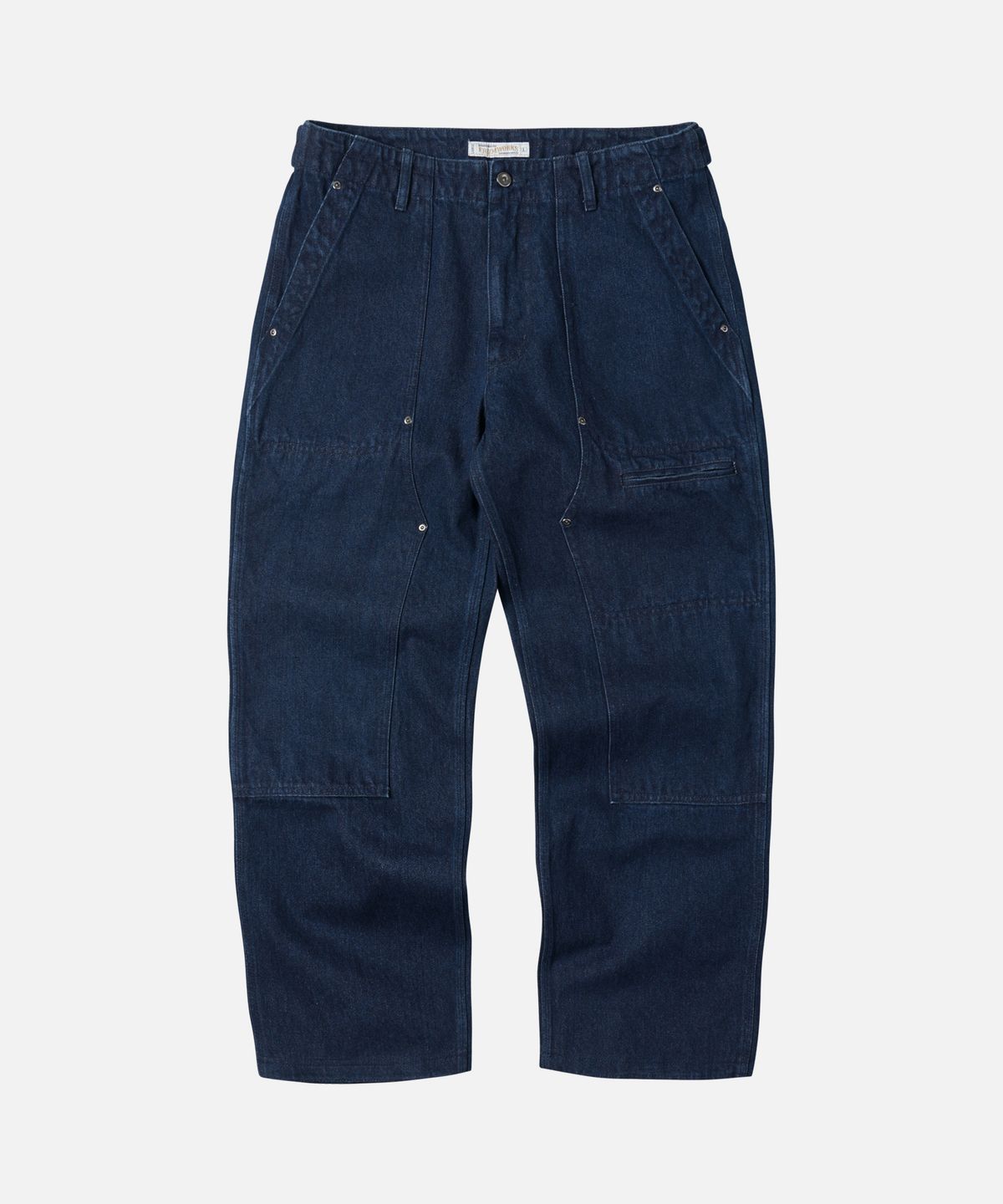 프리즘웍스(FRIZMWORKS) DENIM DOUBLE KNEE PANTS _ INDIGO