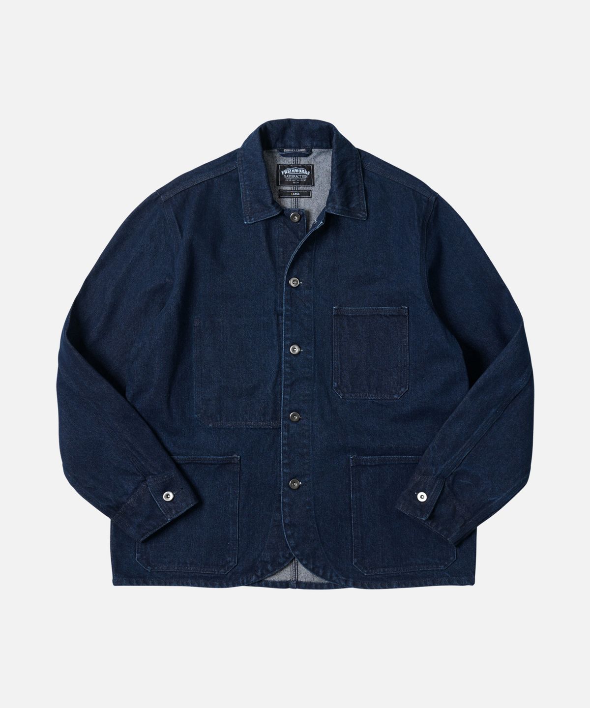 프리즘웍스(FRIZMWORKS) DENIM CHORE JACKET _ INDIGO