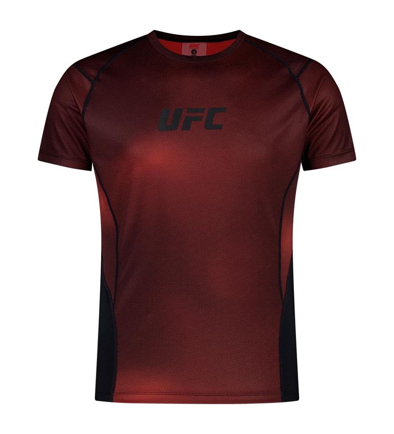 UFC 블레이즈+ 머슬핏 하이브리드 반팔 티셔츠 레드 U4SSV2111RE