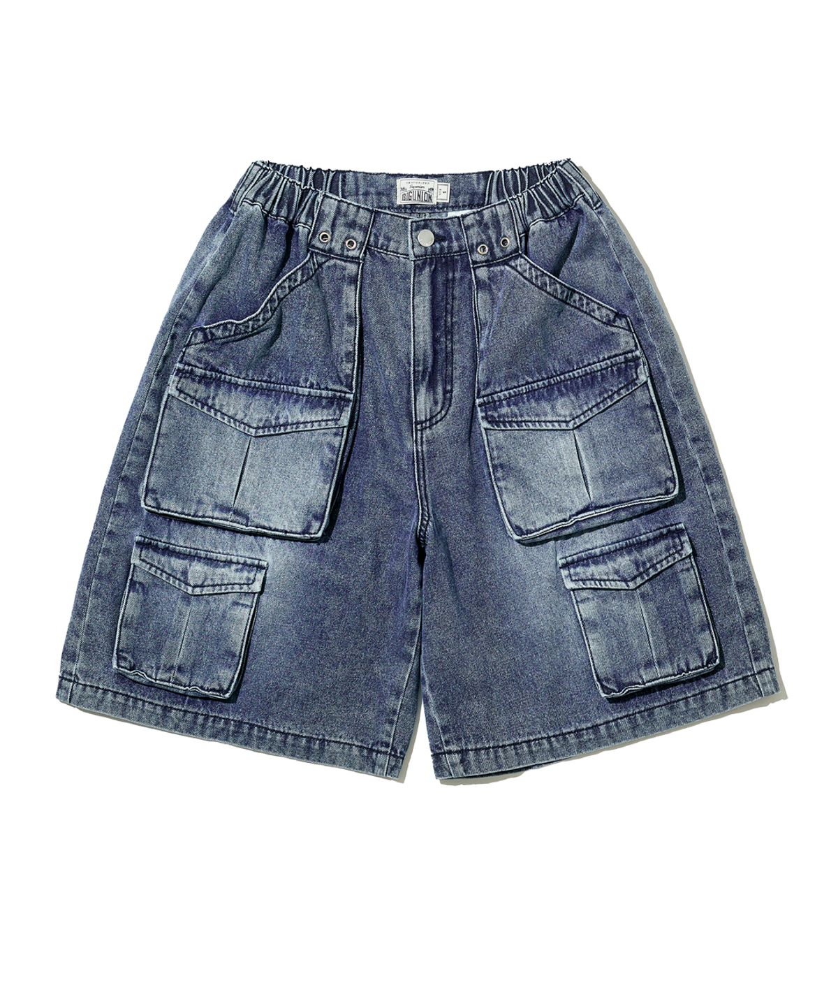 빅유니온(BIG UNION) DOUBLE POCKET SHORTS / INDIGO