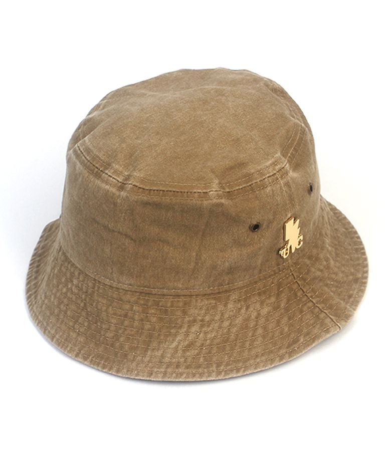 Pigment Beige Washing Bucket Hat 워싱버킷햇