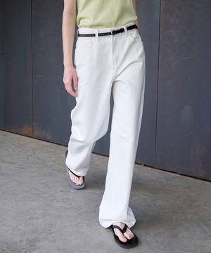 Relaxed Fit Denim - Off White