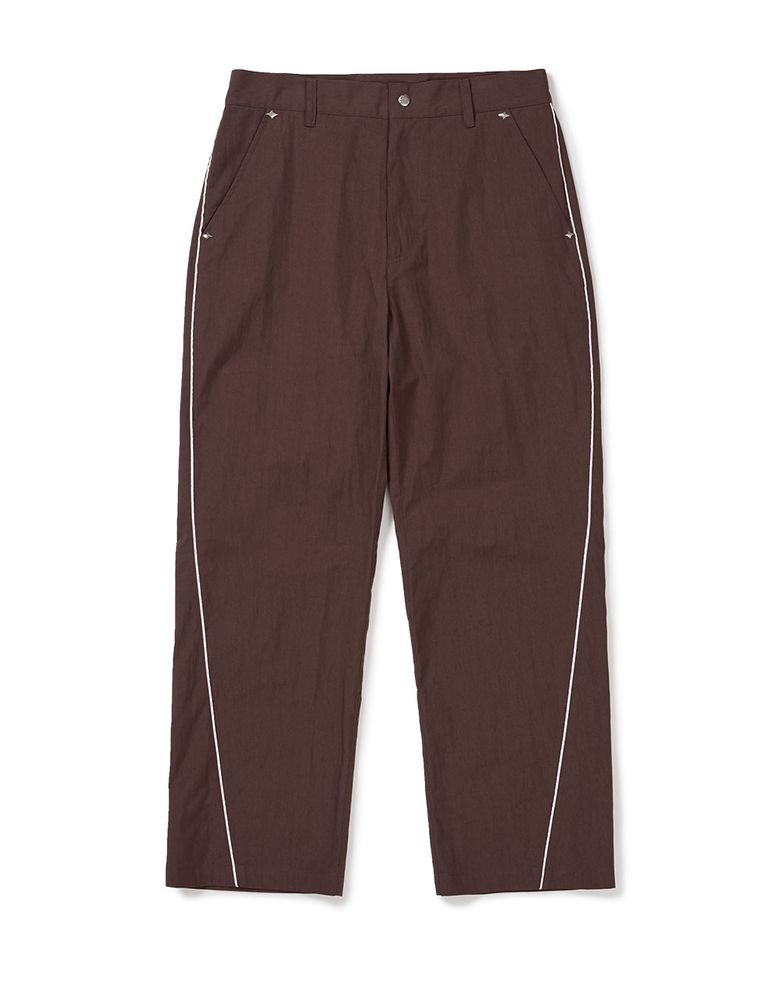 [Mmlg] UNION PIPING PANTS (WINE)