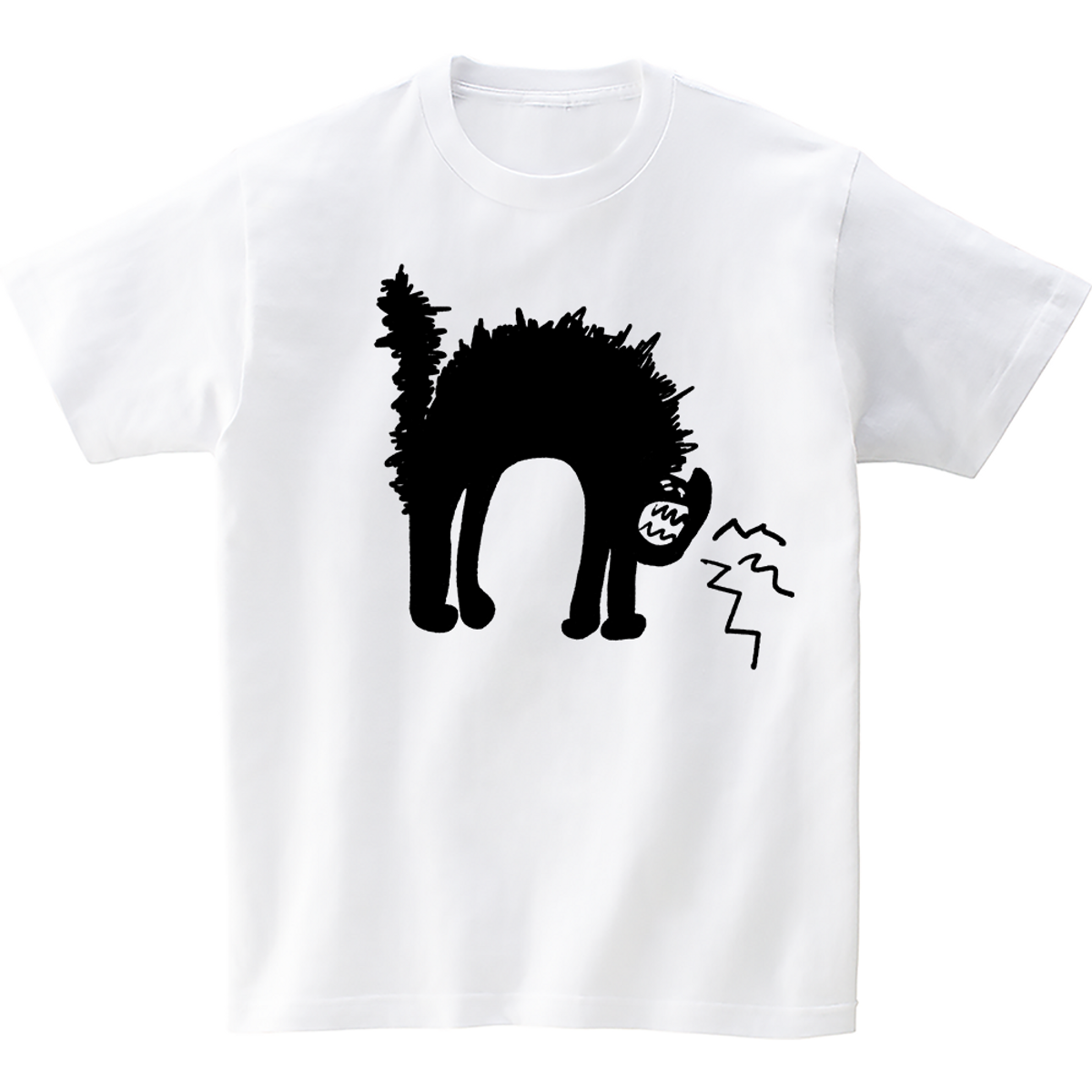어썸어스(AWESOMEUS) (24SS) YAWNING CAT 2COLOR T_SHIRTS