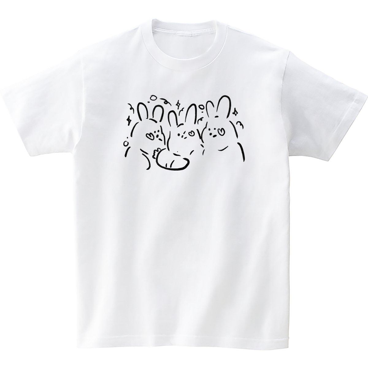 어썸어스(AWESOMEUS) (24SS) LOVELY BUNNIES 2COLOR T_SHIRTS