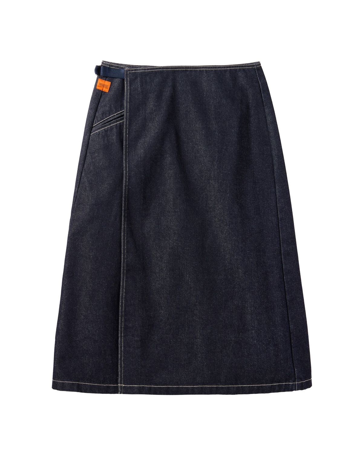 브롬톤 런던(BROMPTON LONDON) W 1975 DENIM SKIRT - INDIGO (P242WSK654)