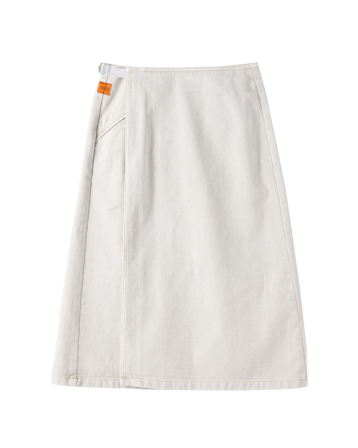 브롬톤 런던(BROMPTON LONDON) W 1975 DENIM SKIRT - L/GREY (P242WSK654)
