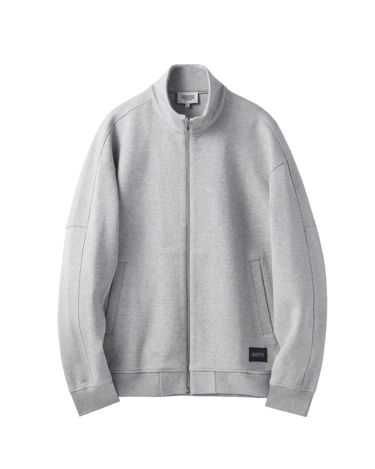브롬톤 런던(BROMPTON LONDON) JACQUARD SET ZIP UP - M/GREY (P241UFT436)