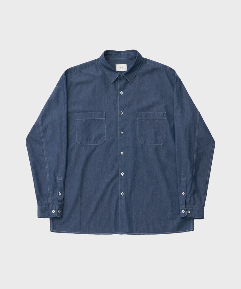 Comfy Denim Shirt (Indigo)