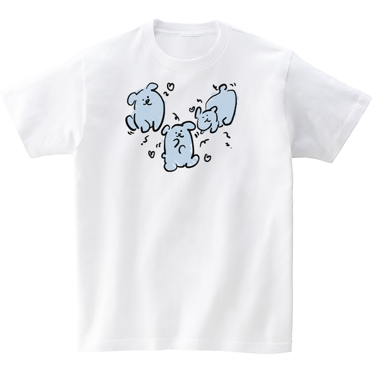 어썸어스(AWESOMEUS) (24SS) LOVELY DOGS 2COLOR T_SHIRTS