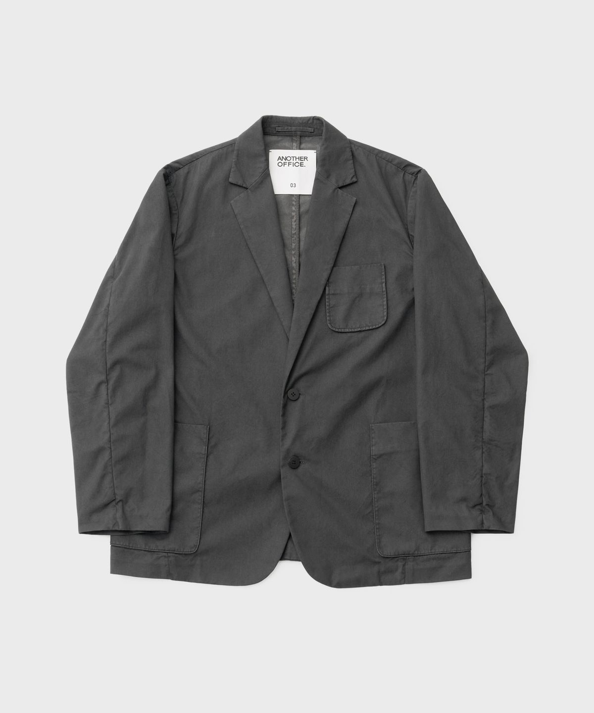 어나더 오피스(ANOTHER OFFICE) Santiago Garment Jacket (Graphite)