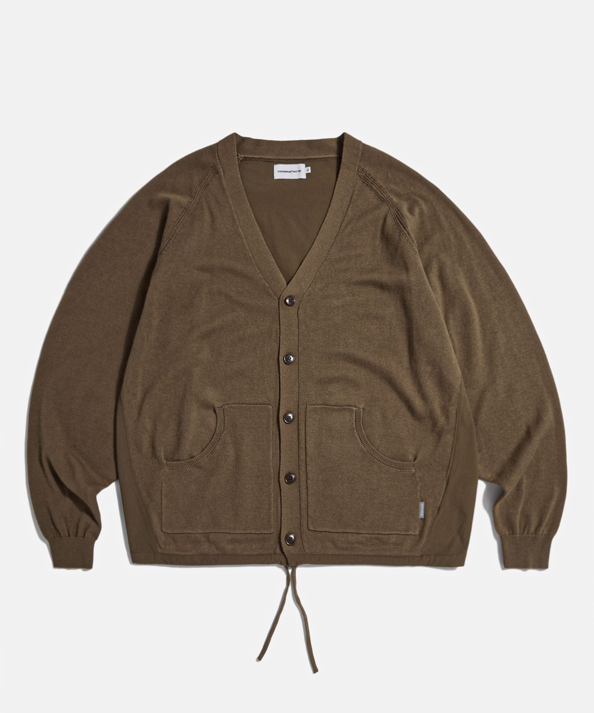 에스피오나지(ESPIONAGE) N. Block Cardigan Brown