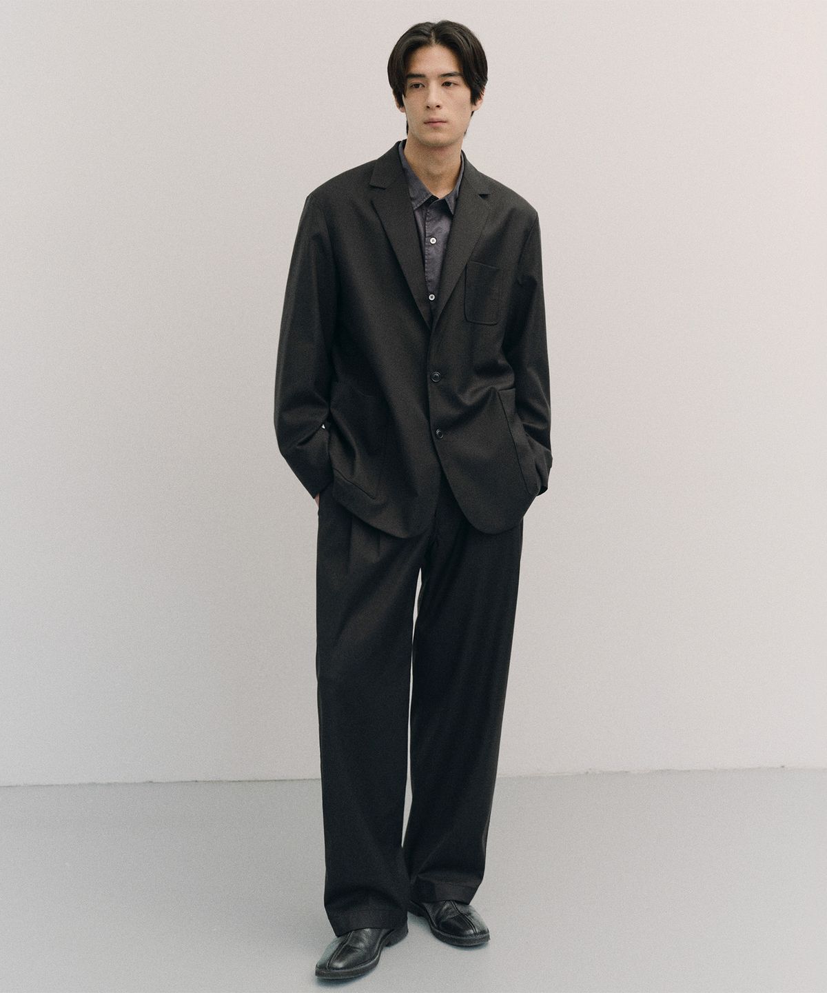 어나더 오피스(ANOTHER OFFICE) [SS] Santiago Sports Jacket (Black)