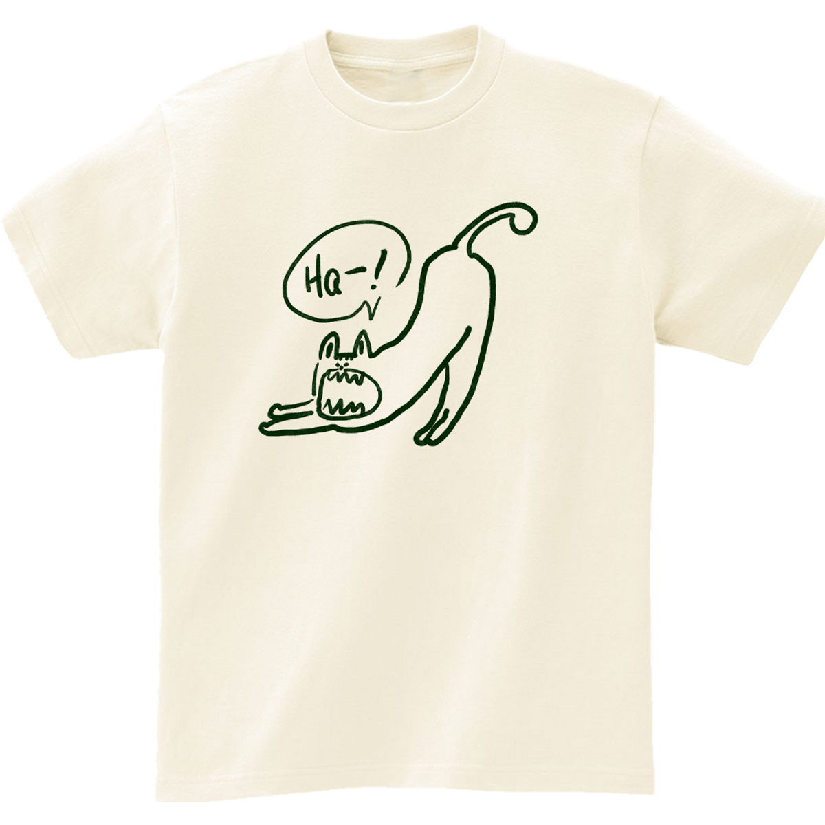 어썸어스(AWESOMEUS) (24SS) HA-! CAT 2COLOR T_SHIRTS