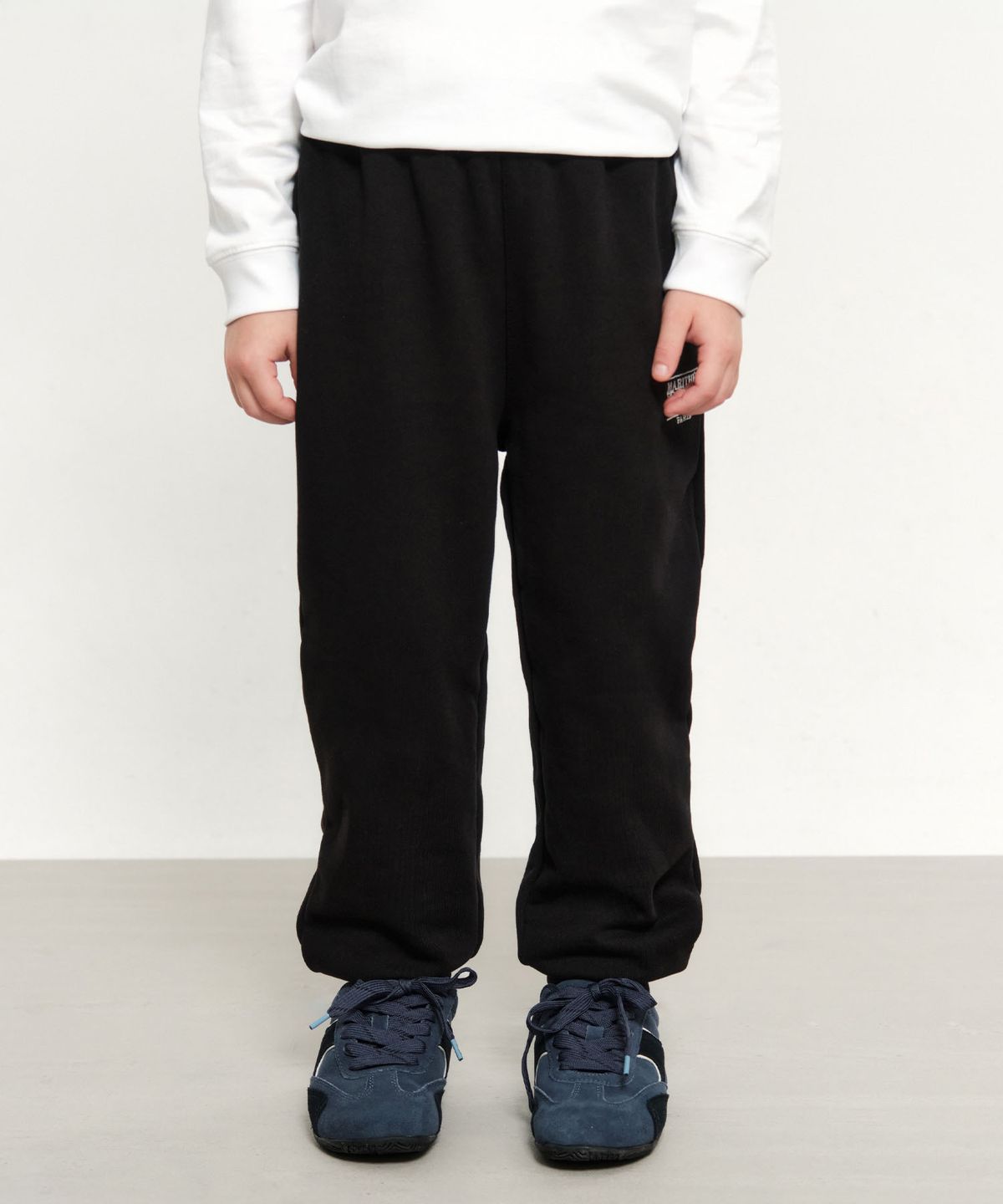 마리떼 키즈(MARITHÉ KIDS) KIDS CLASSIC LOGO SWEAT PANTS black