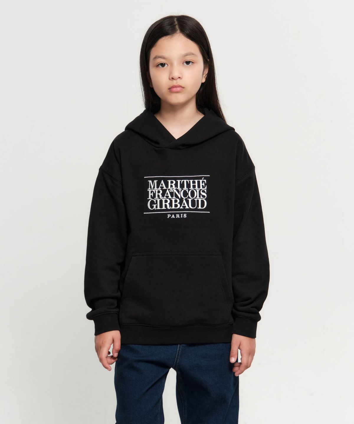 마리떼 키즈(MARITHÉ KIDS) KIDS CLASSIC LOGO HOODIE black