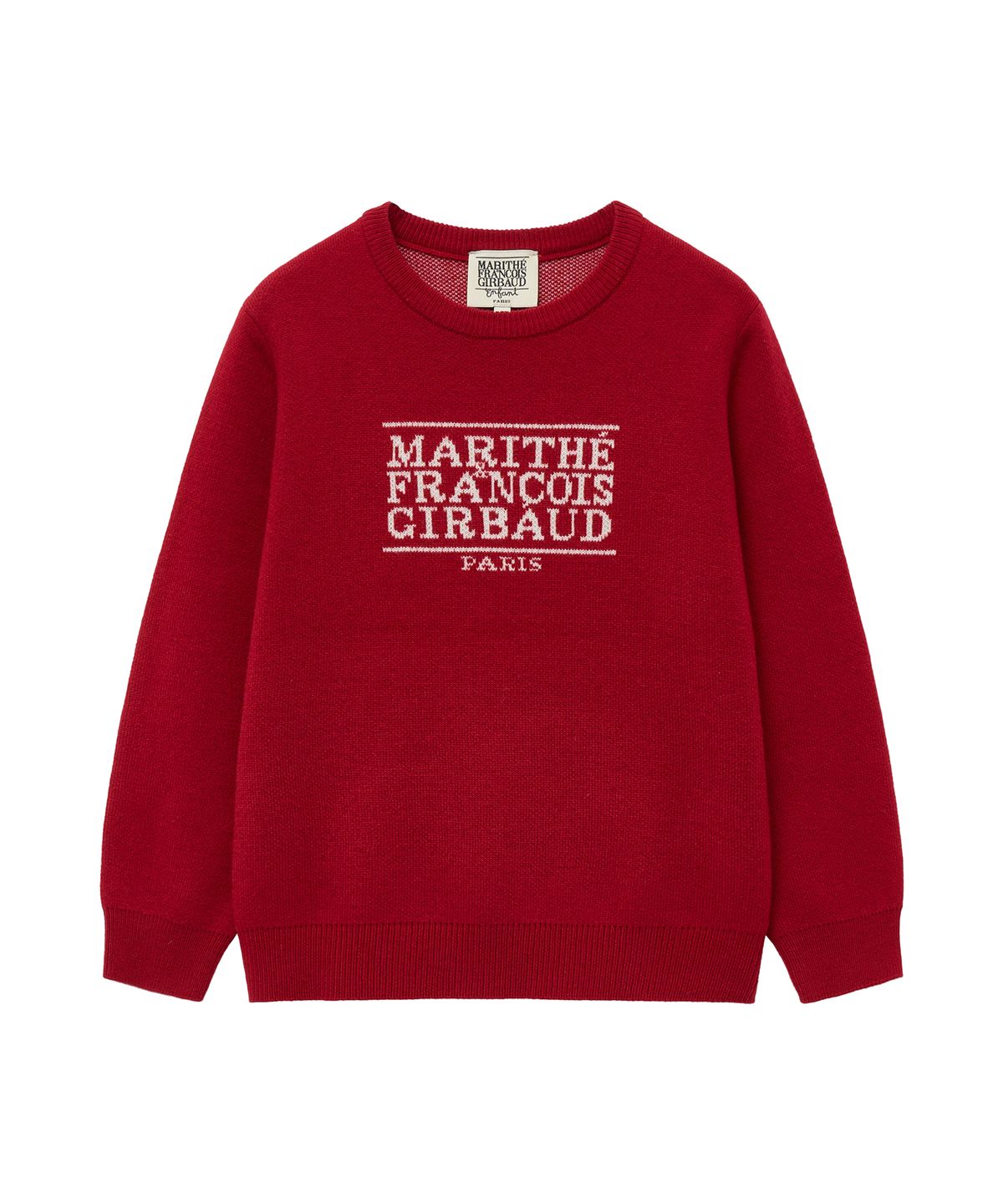 마리떼 키즈(MARITHÉ KIDS) ENFANT CLASSIC LOGO KNIT PULLOVER red