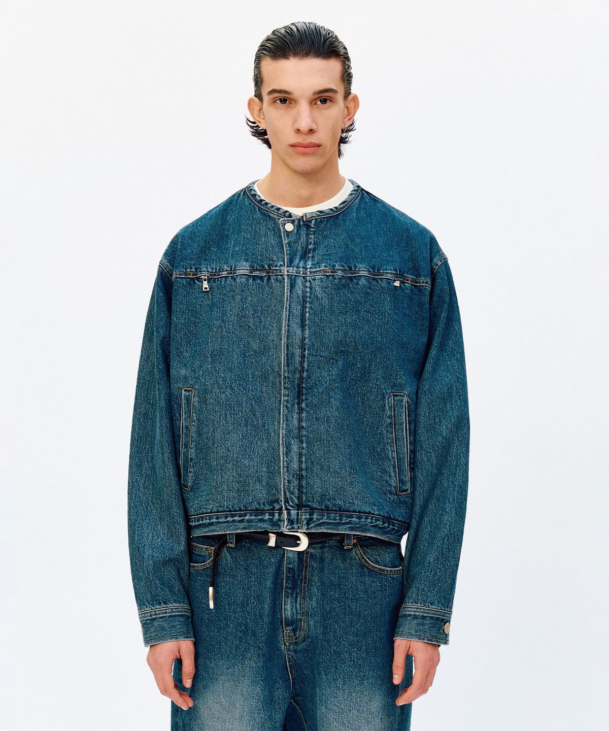 이에이(IEY) WESTERN DENIM JACKET Medium Indigo