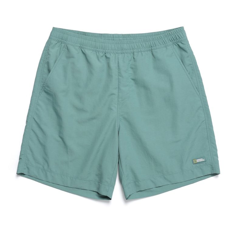 N242UHP906 데일리 우븐 컬러풀 4부 하프 팬츠 JADE