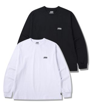 [2PACK] 16수 싱글 에어그램 롱슬리브 티셔츠 (JQ5TSU754BK)