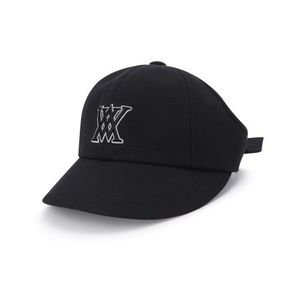 (W) BASIC HALF CAP_BK