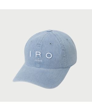 TROYES IRO LOGO 자수 데님 볼캡 - LIGHT BLUE