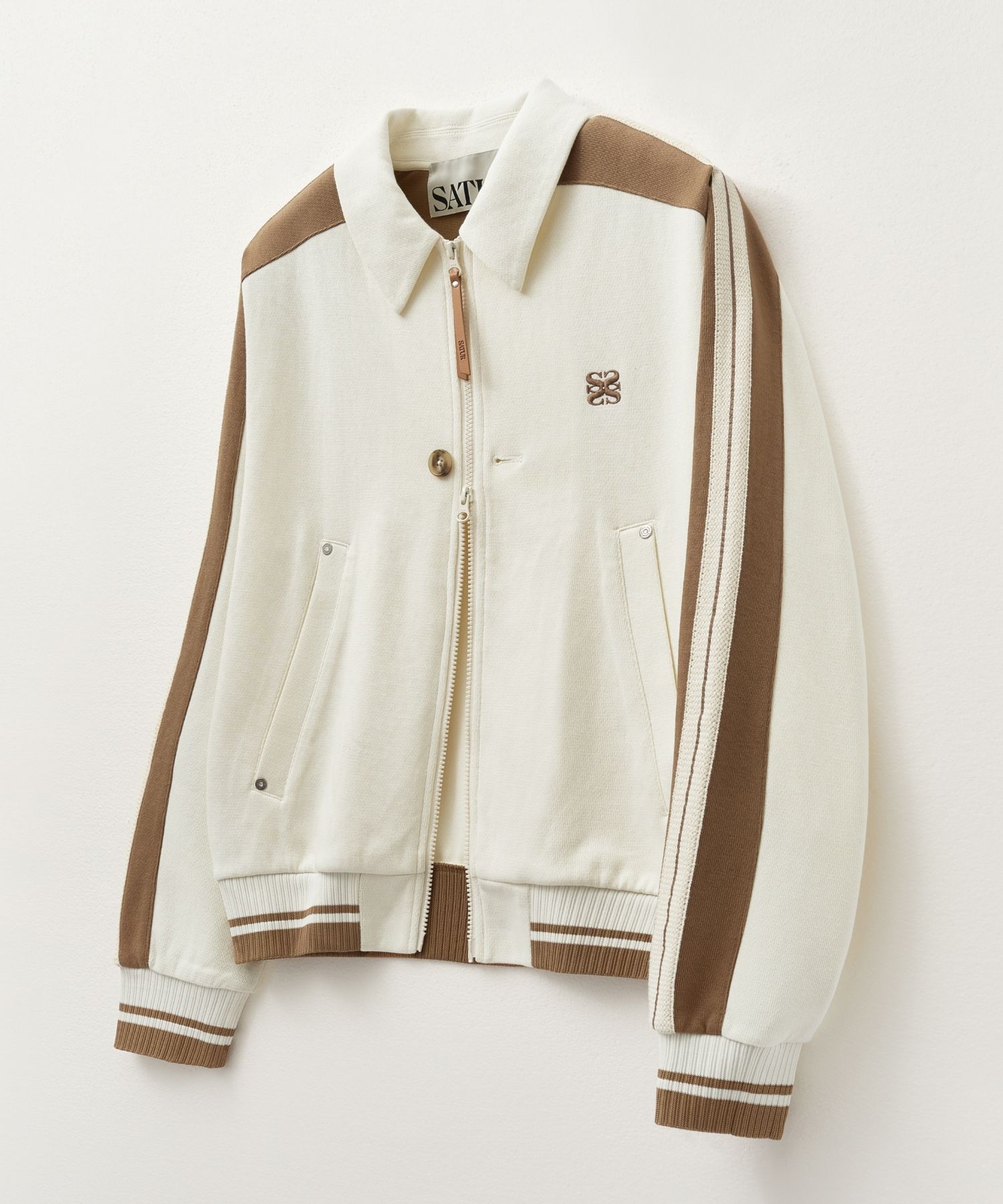 美品 SATUR Lawton Collar Track Zip-Up MUSINSA公式 | SATUR Lawton collar track zip-up jacket resort