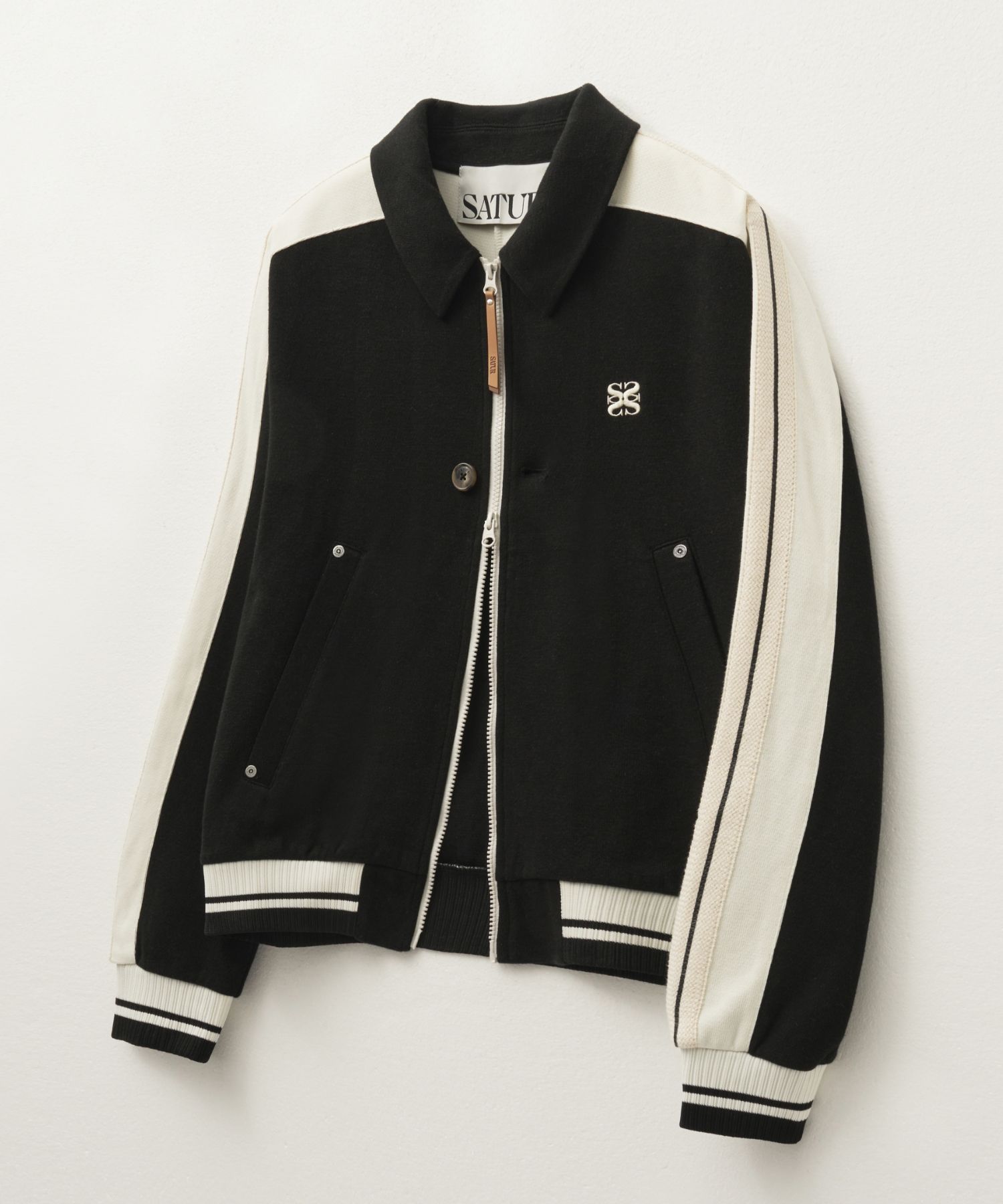 チ*ロ様 SATUR Track Zip Up Jacket Caviar MUSINSA | SATUR Lawton All Day Track Zip Up Jacket Caviar Black