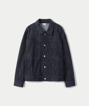스트레치 데님 트러커 자켓 INDIGO