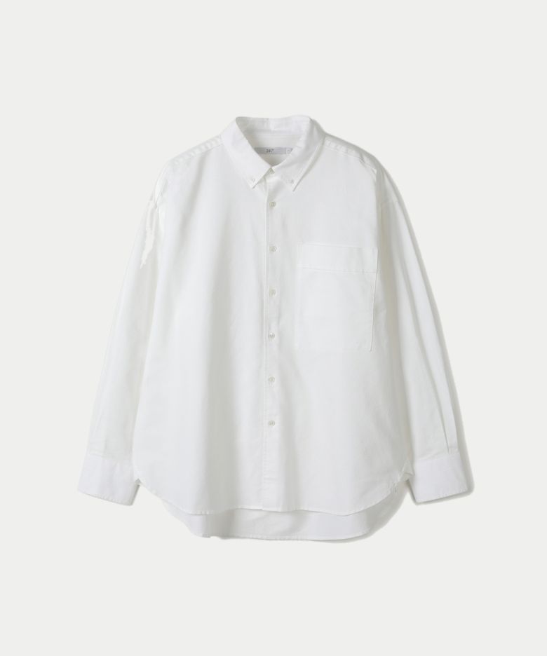 오버사이즈드 옥스포드 셔츠 WHITE