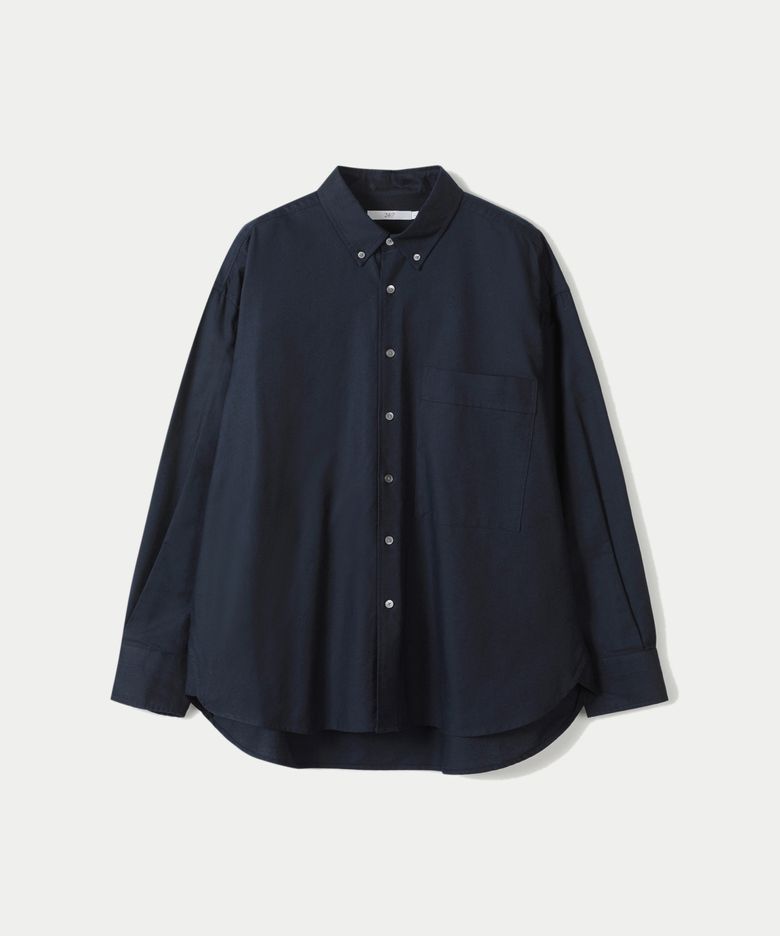 오버사이즈드 옥스포드 셔츠 DARK NAVY