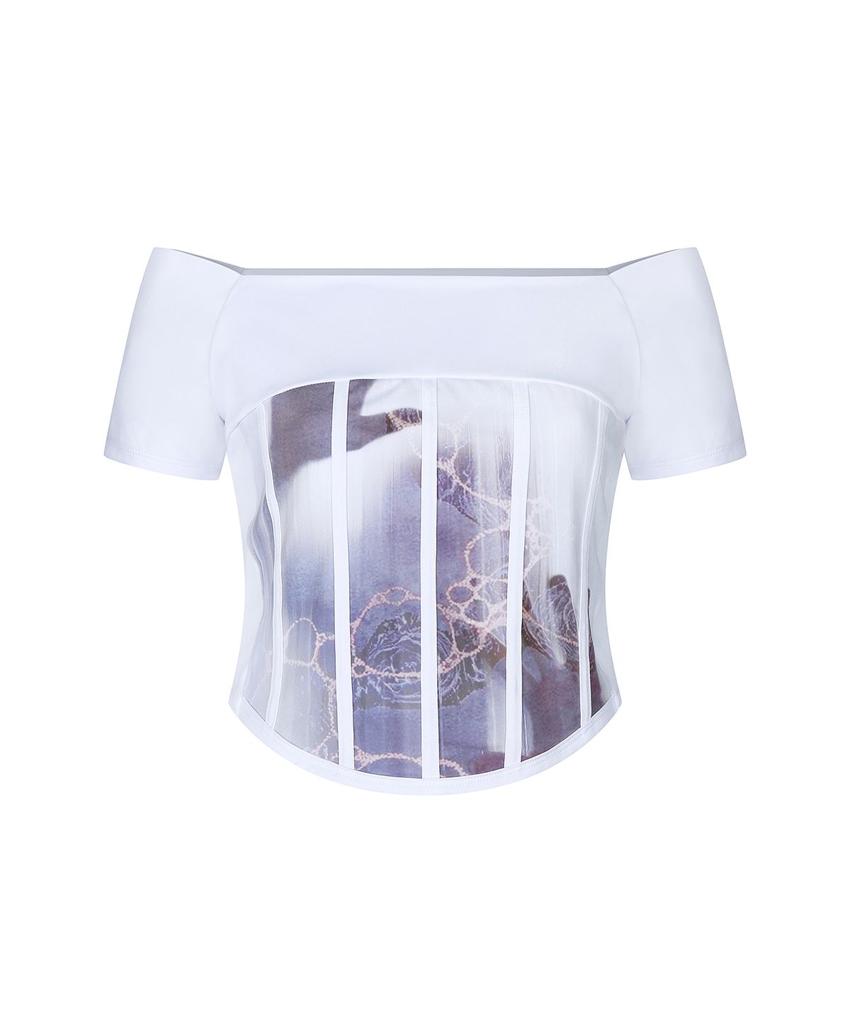 카터(KATER) Take It Out Corset Off-Shoulder - WHITE