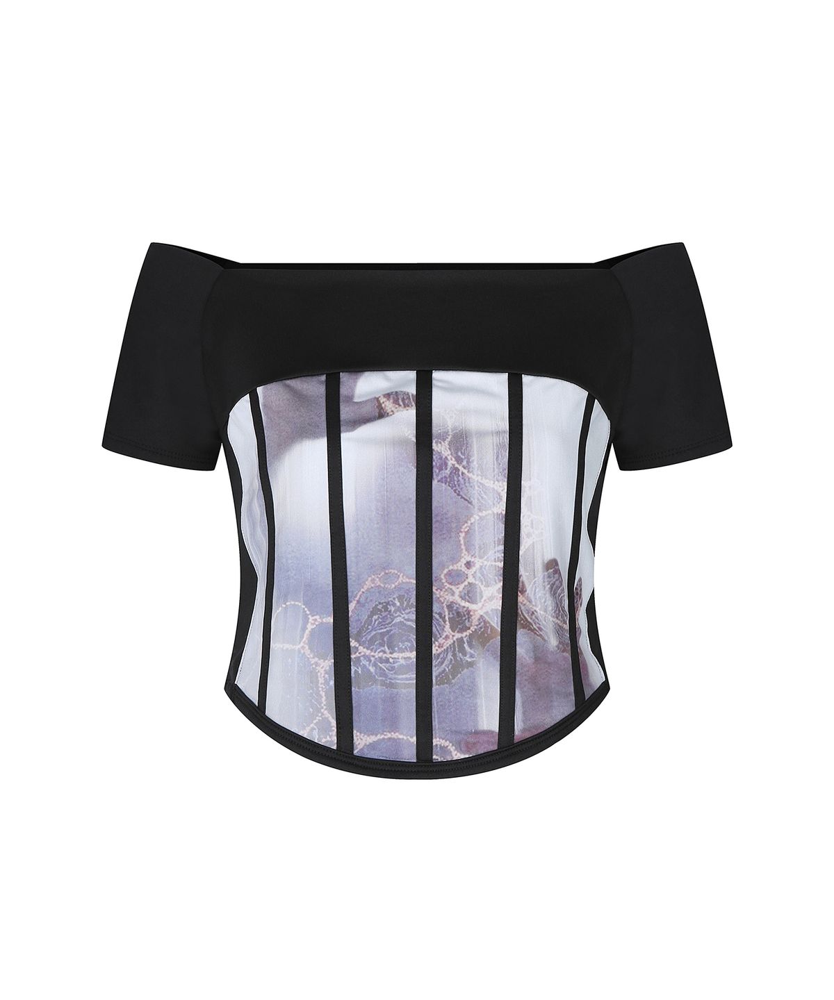 카터(KATER) Take It Out Corset Off-Shoulder - BLACK