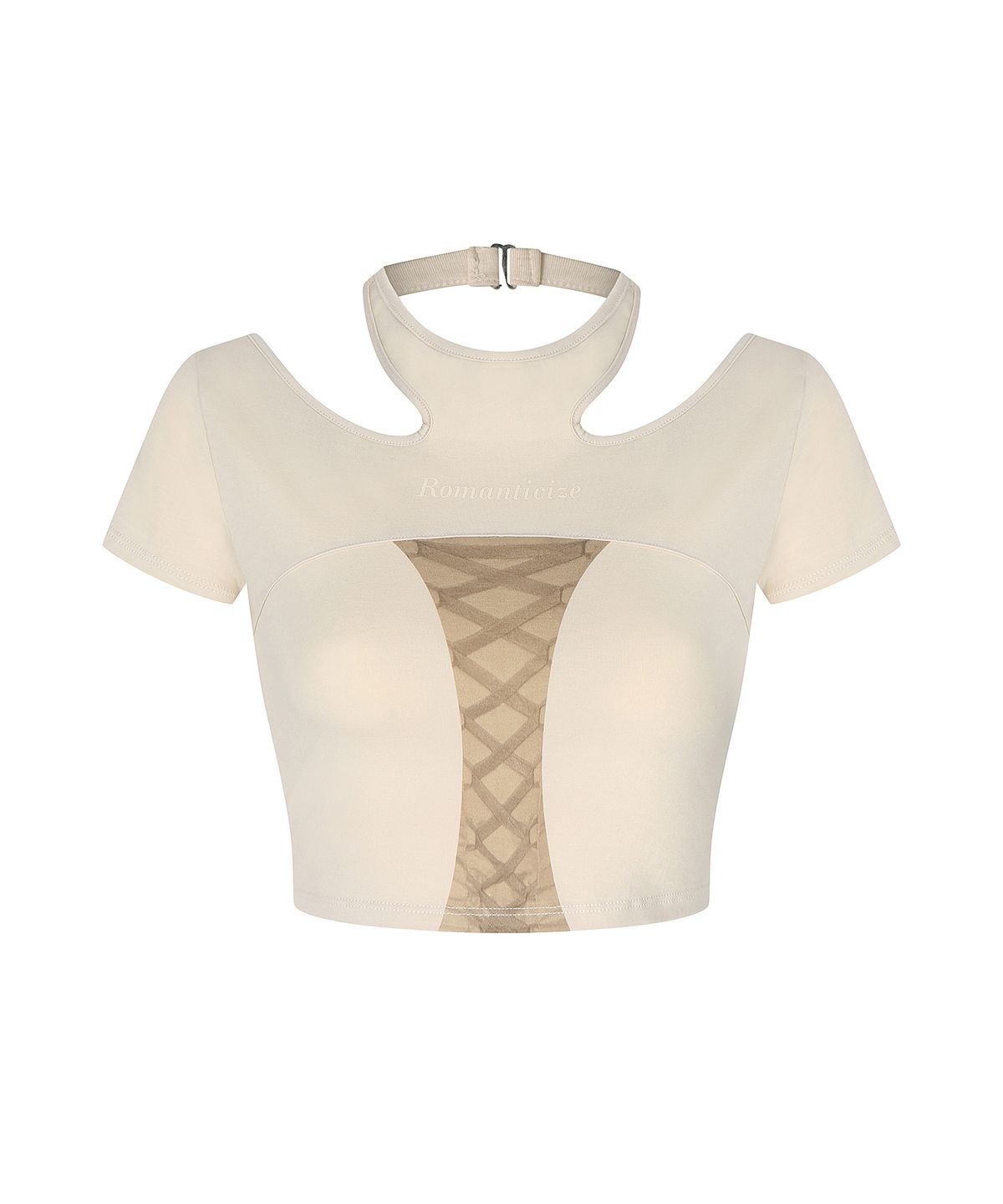 카터(KATER) Romanticize Balckless Top - BEIGE