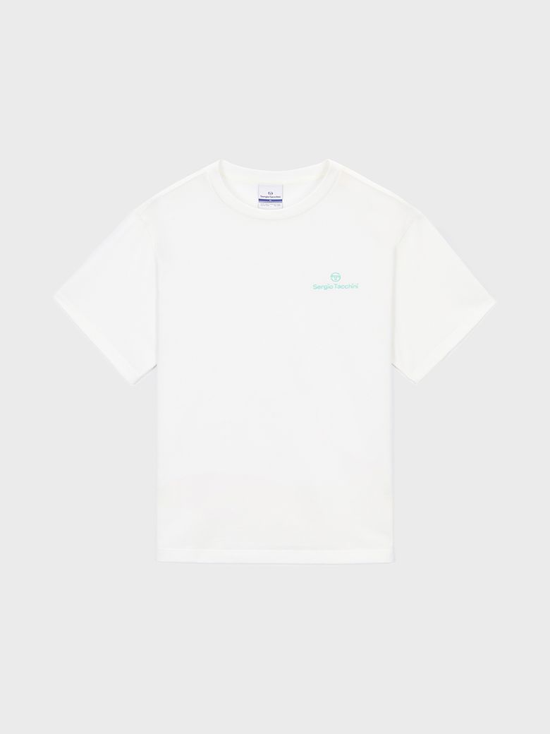 M 데일리 캄포 백아트웍 반팔 티셔츠 (White)