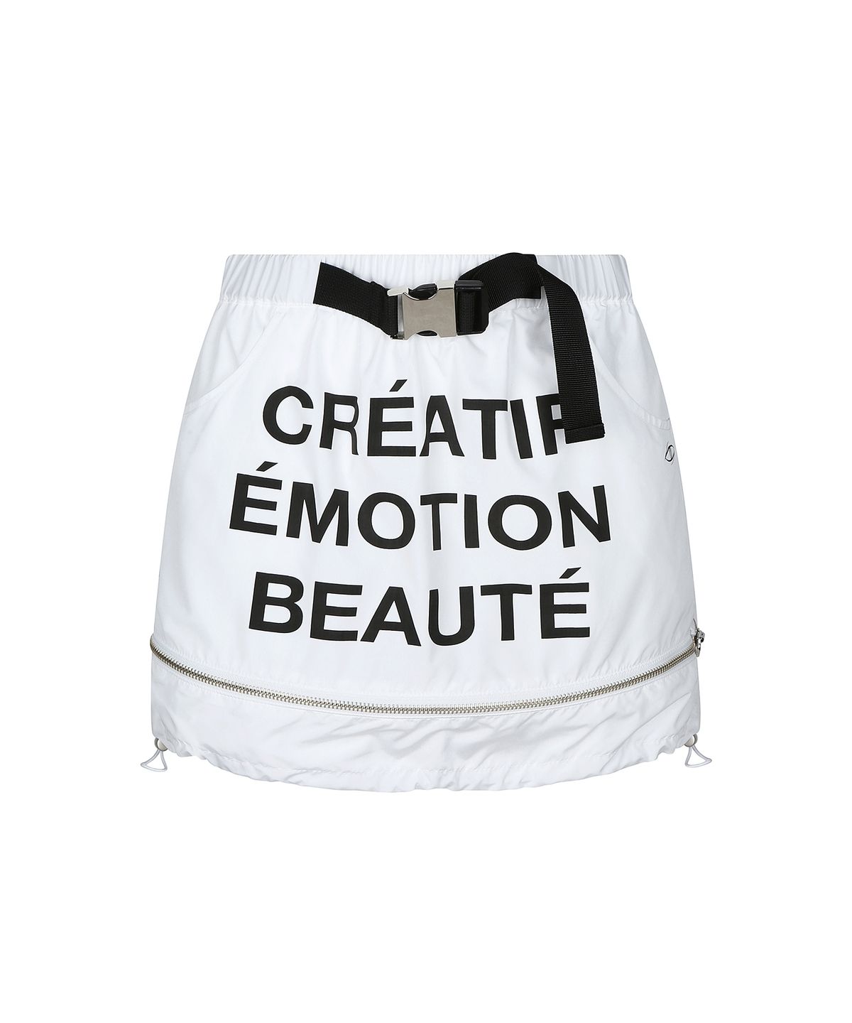 카터(KATER) Define Human Detachable Mini Skirt - WHITE