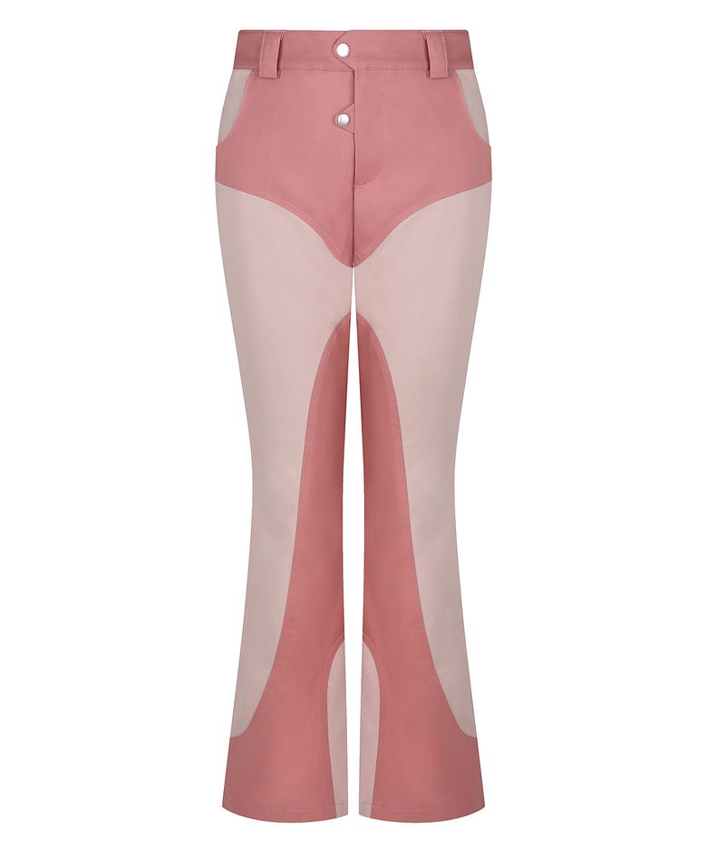 Body Sculpture Semi Bootcut Pants - PINK