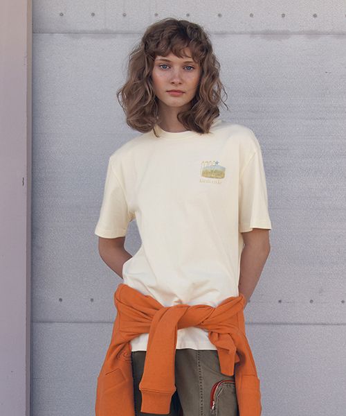 [ KIRSH ]★UNI YOUTHHOSTEL GRAPHIC T-SHIRT MUSINSA | KIRSH Uni Youth Hostel Graphic T-Shirt [Ivory]