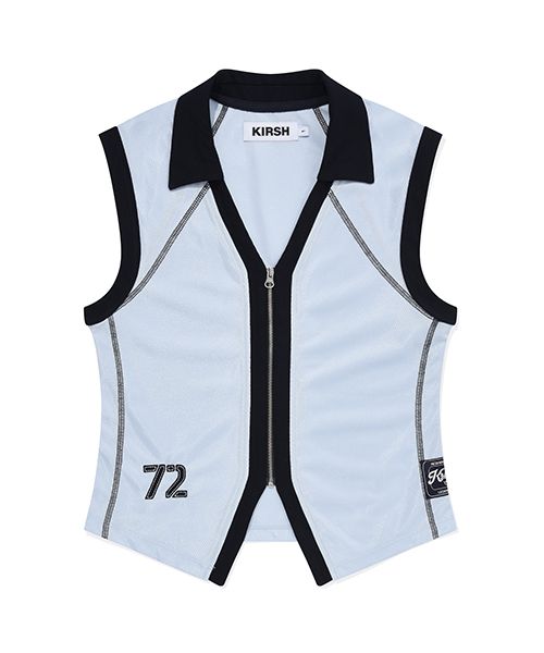★2024SS新作★KIRSH★FULL OPEN PIQUE SLEEVELESS MUSINSA | KIRSH Full open pique sleeveless [Sky]