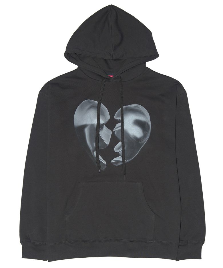 Broken Heart Hoodie - GRAY