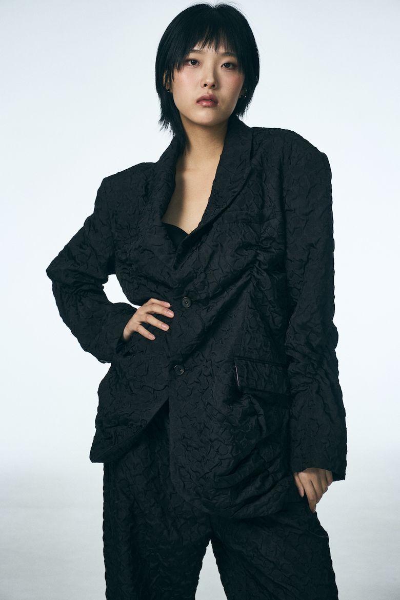 SHIRRING RAINDROP JACKET_BLACK