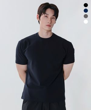 프리미엄 머슬핏 무지 티셔츠