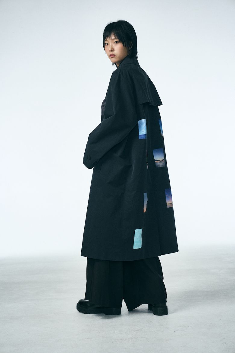 MEMORY TRENCH COAT_NAVY